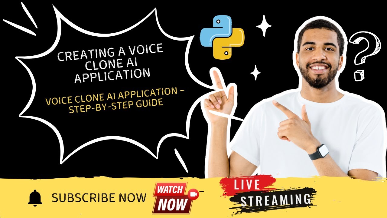 Creating a voice clone AI application in Python Programming - YouTube