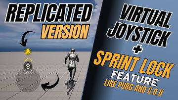 Advance VIrtual joystick + Auto sprint System REPLICATED VERSION| Unreal engine - 5