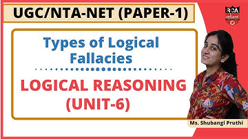 LOGICAL REASONING UGC NET Paper 1 | TYPES OF LOGICAL FALLACIES | UGC NET PAPER 1 2020