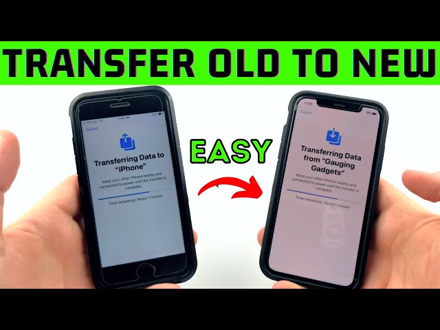 How to Transfer All Data from Old iPhone to New iPhone class=