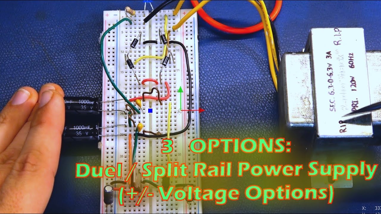 DIY Duel / Split Rail Power Supply Options