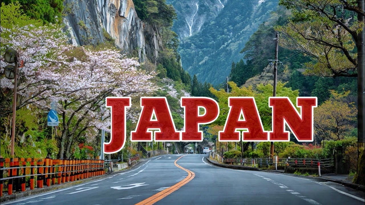 Driving through 🇯🇵 Japanese countryside , 4K.