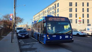 MTA Bus: 2023 Nova Bus LFS 9155 On The Q52 +SBS @ Beach Channel Drive & Beach 59th Street