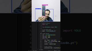 Watch AI detect EVERYTHING around me live! 🔥 #artificialintelligence #computervision #pythontutorial