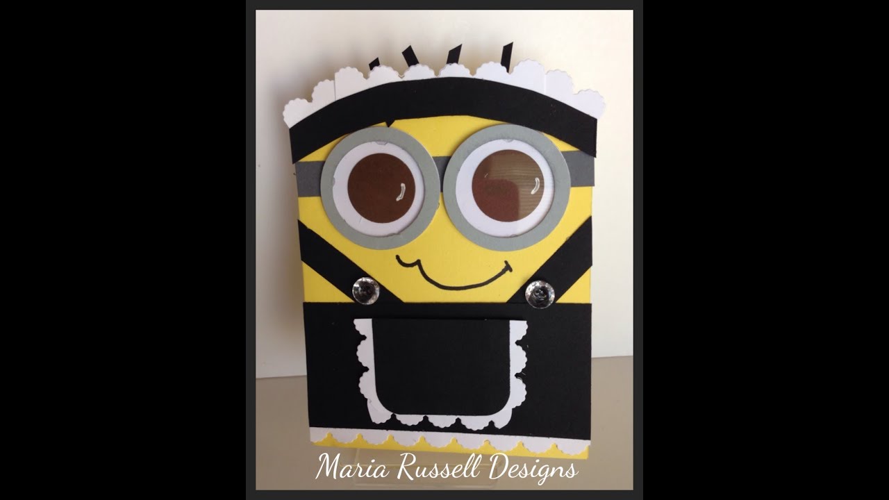 French Maid Minion Card - A Blooms and Butterflies Color Challenge No 22