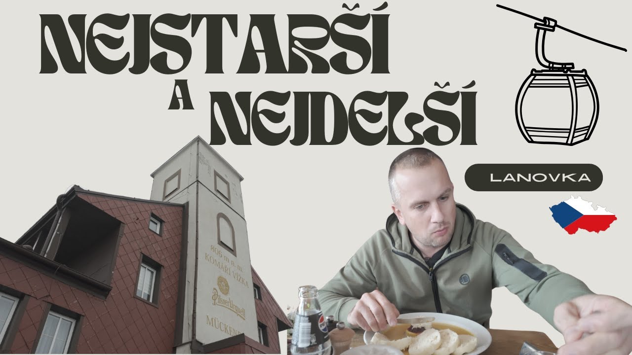 Test RESTAURACE + NEJSTARŠÍ a NEJDELŠÍ LANOVKA ve střední EVROPĚ 2348 m! Komáří vížka