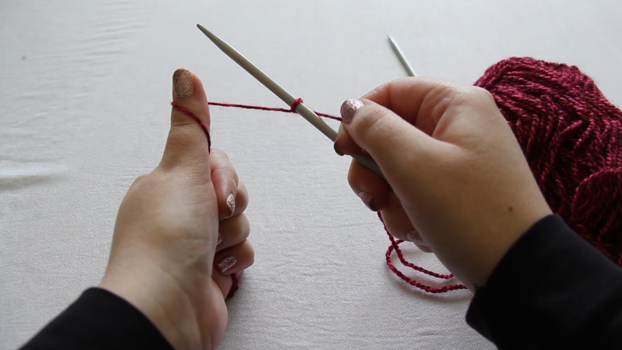 How to cast on Knitting basics YouTube