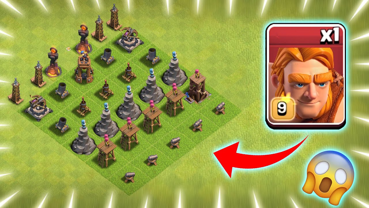 Level-1 Defence vs Max Super Giant | Clash of Clans | *Unbelievable Attack* | Battle Gaming