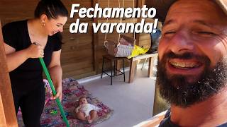 Fechamento da varanda! Parte 02