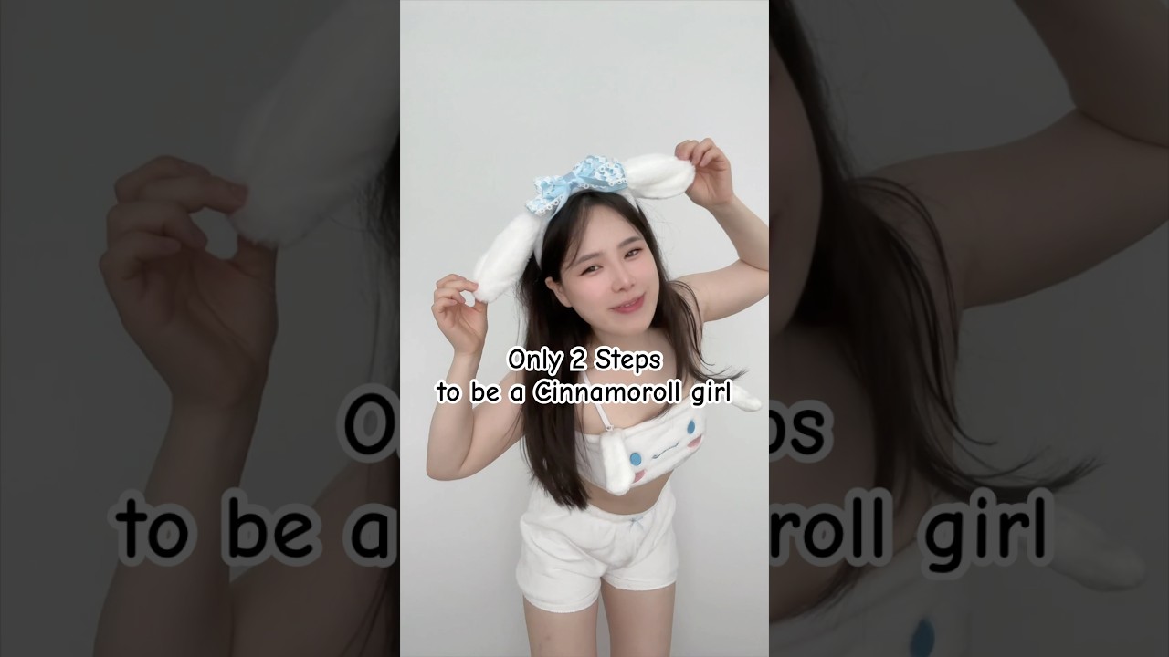 The Cutest Cinnamoroll Pajama Set EVER! 💖 | Don’t Miss the Matching Ear Band! 🎀✨