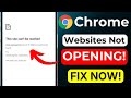 Chrome This Site Can’t Be Reached | Chrome Not Opening Websites | Fix Chrome Error 2026