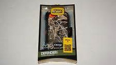 OtterBox Defender Max-4 Camo For IPhone 5/5S Unboxing and Installation