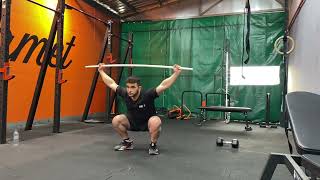 PVC Squat Snatch
