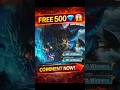 FREE 500💎 ALERT😱Easy Trick (MLBB)🔥 #moba55creator #moba55ninja #mobalegends5v5  #gaming #mlbb #viral