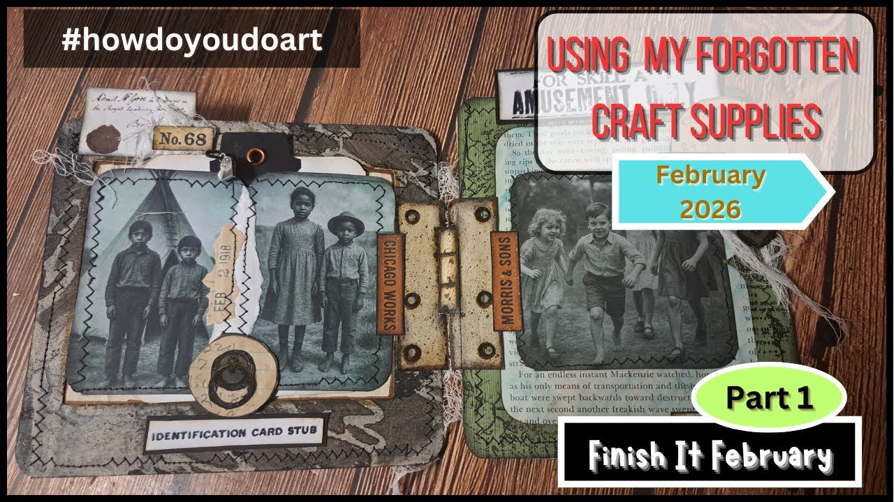 #кактыделаешьискусство #заканчиваемфевраль Используя мои забытые материалы для рукоделия: винтажн...