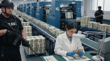 How Money Is Made – Inside America’s Largest Modern Money Printing Factory