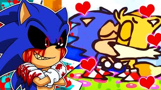Sonic Loves Tails? Sonic.exe Reacts Ultimate Sonic The Hedgehog Recap Cartoon