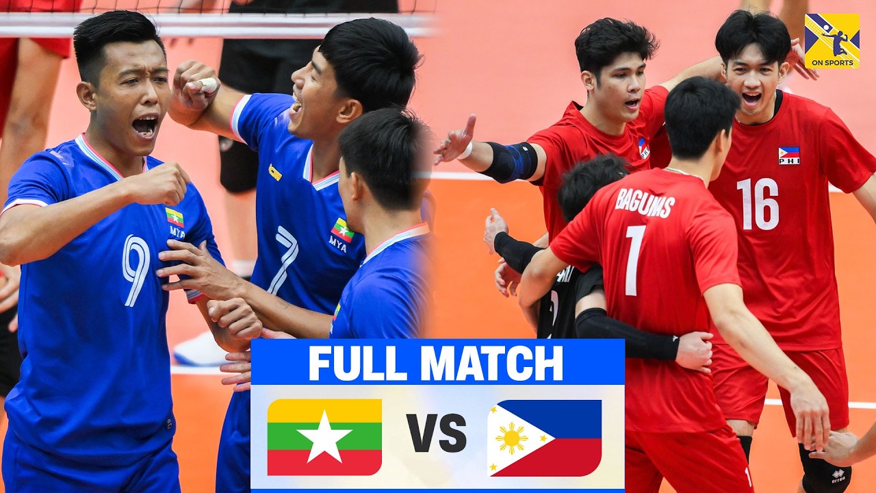 FULL HD | MYANAMR vs PHILIPPINES | Bagunas - Ordiales phô diễn đẳng cấp ngôi sao