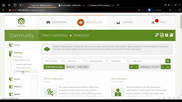 Proxy Server ClearOs 7
