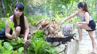 Tilapia Harvesting – Deep-frying and Cooking in the Countryside