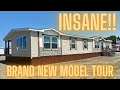 This "mobile home" is INSANE!! Brand new model everyone is loving! Home Tour