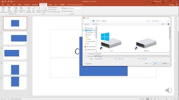 วิธี Export Powerpoint เป็นวีดีโอ : 2016 Ver.