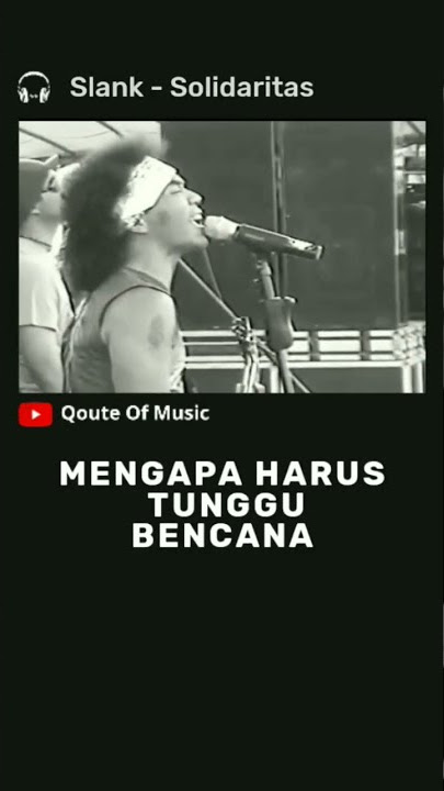 Slank - Solidaritas | Quote Of Music | #shorts #slank #solidarity #music