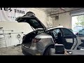 Tesla model y  3 tesstudio r86 android rear entertainment screen  rear screen advanced upgrade