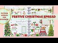 PLAN WITH ME | FESTIVE PATRON CHRISTMAS SPREAD FOR SHANNON | THE HAPPY PLANNER