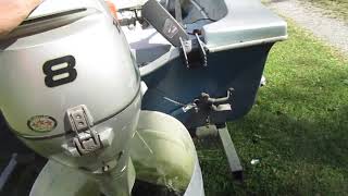Honda 4 stroke 8 hp.