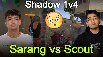 Sarang vs Scout 💀 RNTX Shadow 1v4 🔥 | Team Xspark