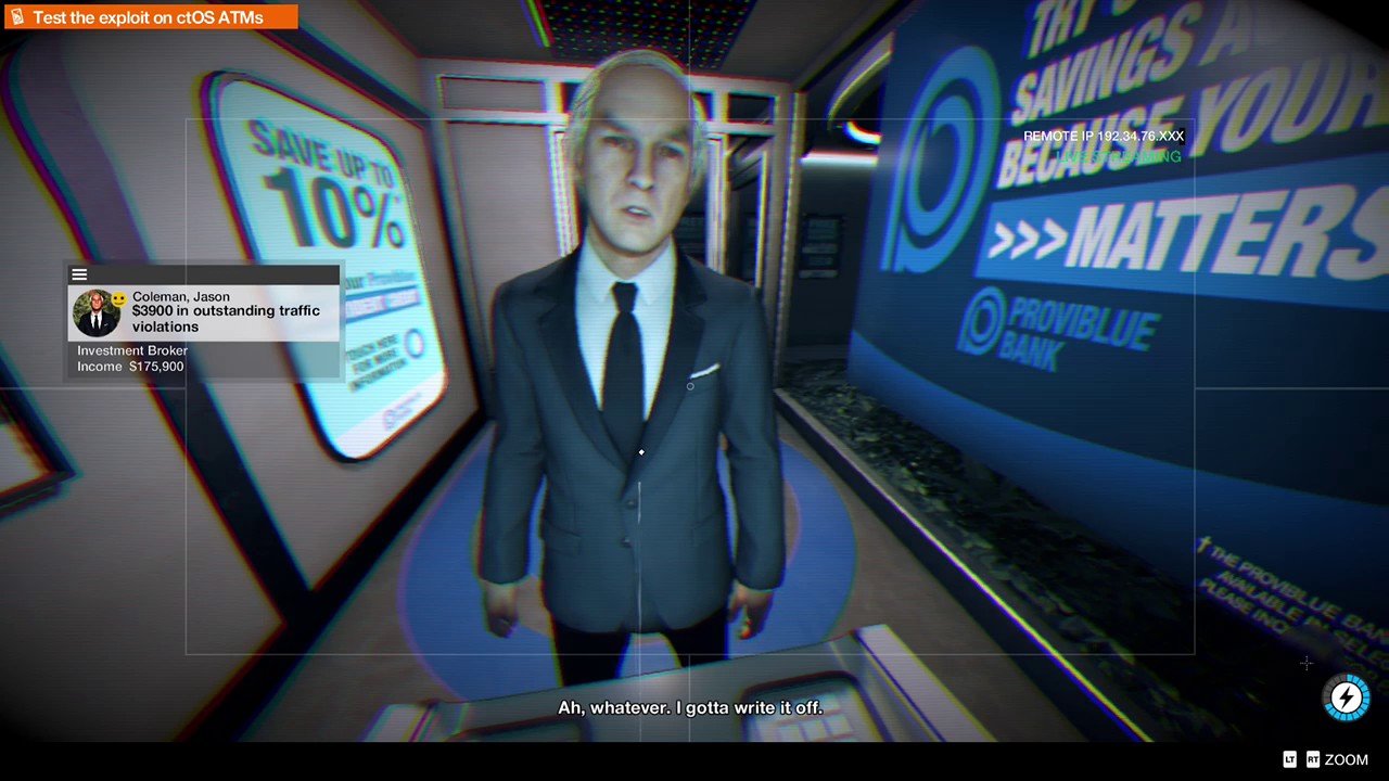 Watch Dogs®2 ATM hack