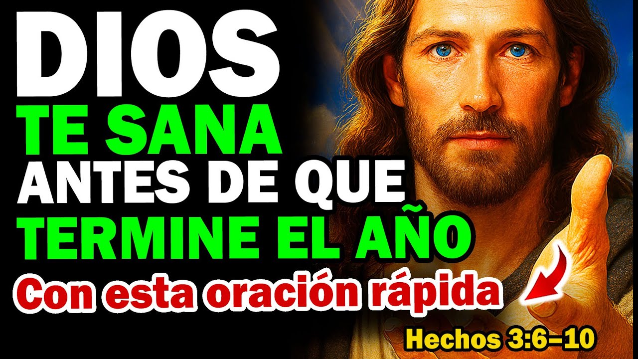 DIOS TE SANA: Antes de que termine el año con esta ORACIÓN RÁPIDA
