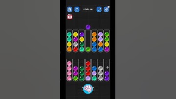 Lv 150 Ball Sort Puzzle - Color Game / 顏色分類遊戲 / ボールソーティングパズル (Guru Game)  #ballsortpuzzle
