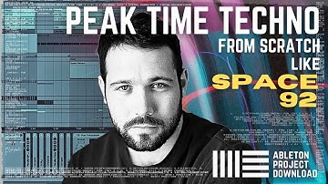 Space 92 Techno track from Scratch Tutorial (Ableton Live project )