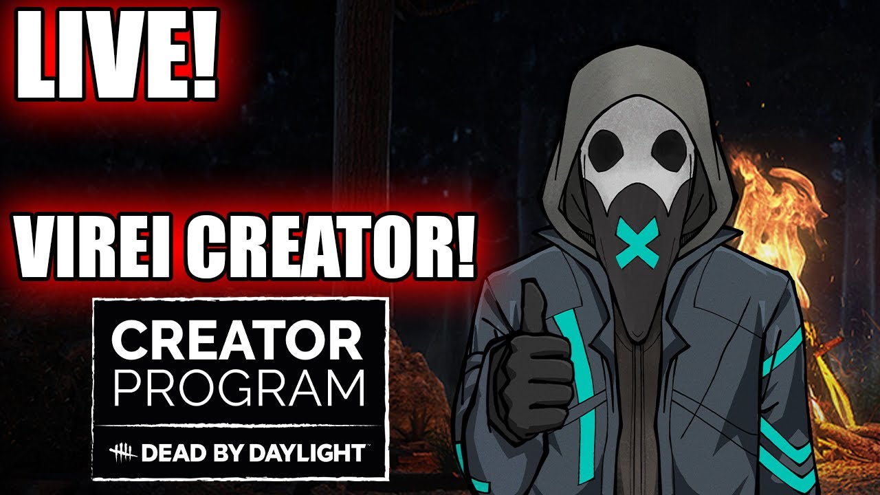 [🔴LIVE] Agora sou do CREATORS PROGRAM do DBD! Comemorando jogando DBD ...