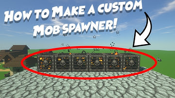How to create a custom mob spawner in Minecraft 1.15.2+! (Java Edition)