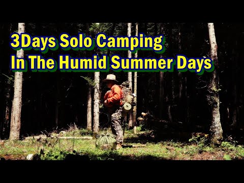 3Days Solo Camping / 高湿度下のソロキャンプ