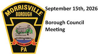 Borough Council Meeting - 15 September 2026