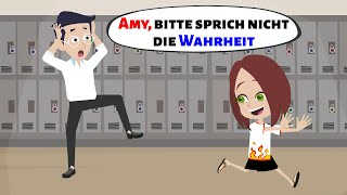 Deutsch lernen | Amy's Ehrliche Herausforderung | Wortschatz und wichtige Verben | Hallo Amy