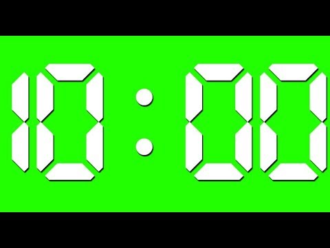 Greenscreen 10 minute Countdown [FREE] - YouTube