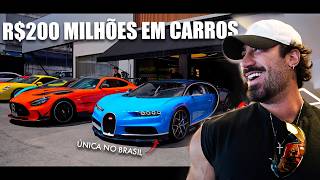 Bugatti Chiron worth R$55 million, the only one in Brazil.