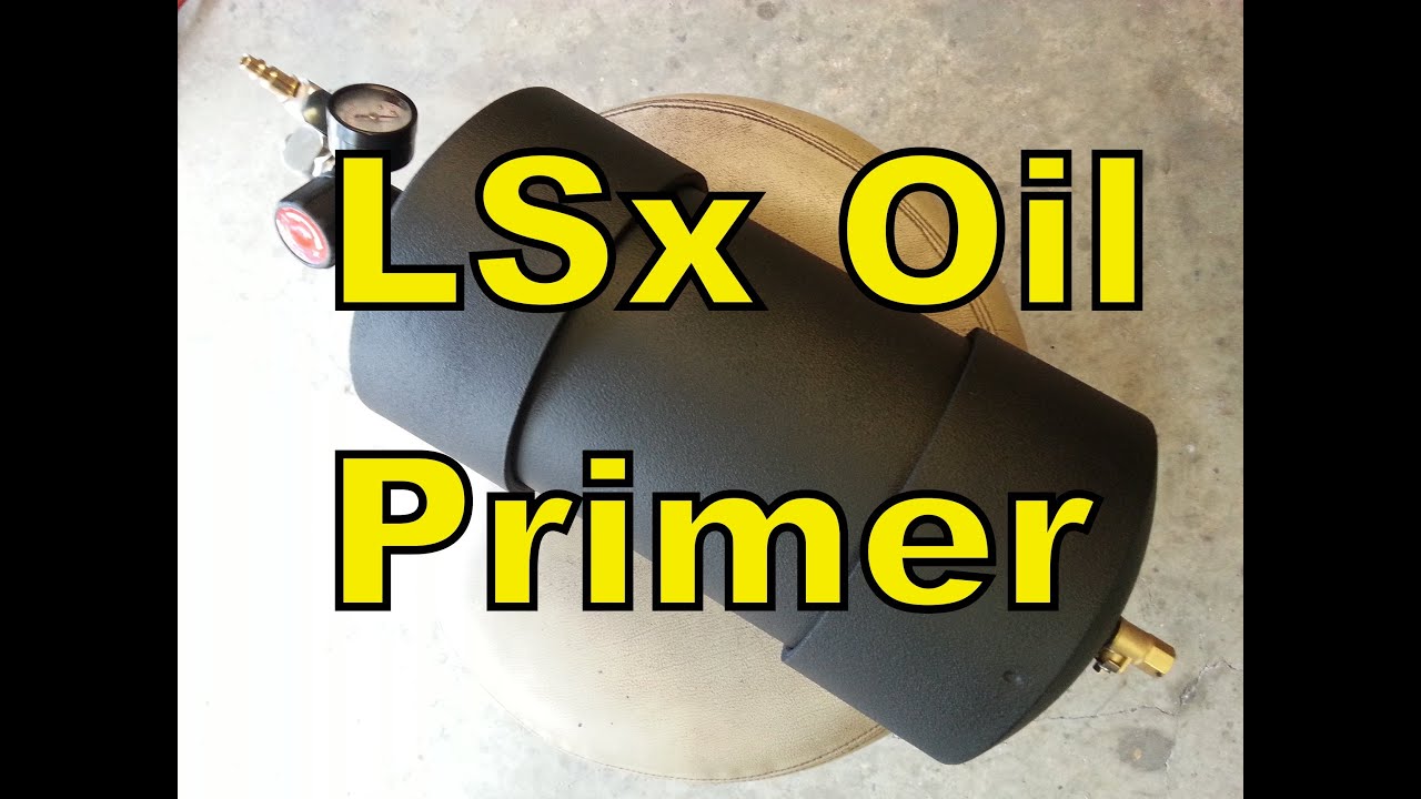 Ls Engine Oil Primer, Home Made - Pre Lube Prevent Engine Dry Start \