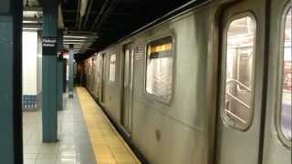 IRT Nostrand Ave Line R142A 4 Train at Brooklyn College-Flatbush Ave Weekend