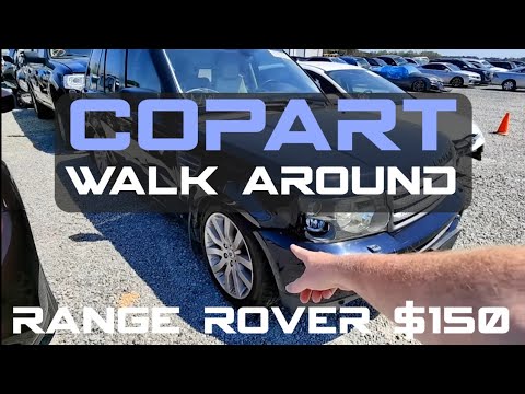 Copart Walk Around And Live Auction, Range Rover 0