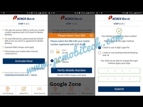 Reset iMobile PIN Of ICICI BANK