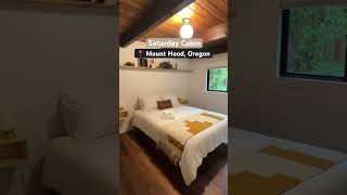 Oregon cabin rental of your dreams located just an hour from Portland Oregon! #oregon #mounthood