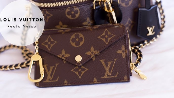 Louis Vuitton RECTO VERSO pouch. Honest review #lvpouch #bagreview