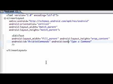 Android Application Development Tutorial   022   XML Introducting the EditText