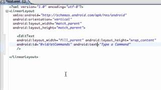 Android Application Development Tutorial   022   XML Introducting the EditText